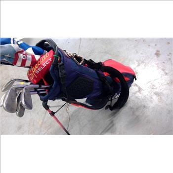 Titleist Bag With Clubs,  10+ Pieces