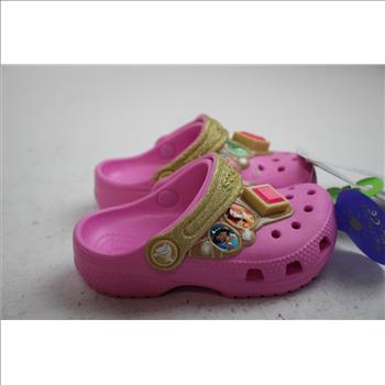 Toddler Girls Classic Disney Princess Light Up Crocs - Size C7