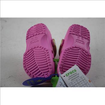 Toddler Girls Classic Disney Princess Light Up Crocs - Size C7