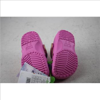 Toddler Girls Classic Disney Princess Light Up Crocs - Size C7