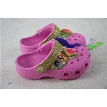 Toddler Girls Classic Disney Princess Light Up Crocs - Size C7