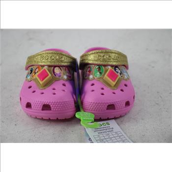 Toddler Girls Classic Disney Princess Light Up Crocs - Size C7
