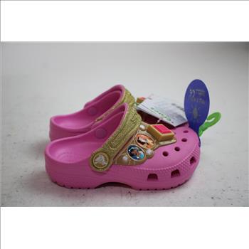 Toddler Girls Classic Disney Princess Light Up Crocs - Size C7