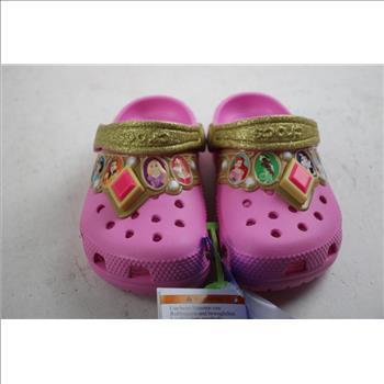 Toddler Girls Classic Disney Princess Light Up Crocs - Size C9