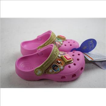 Toddler Girls Classic Disney Princess Light Up Crocs - Size C9