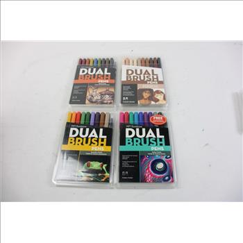 Tombow Dual Brush Pens, Assorted Colors 10 Pieces