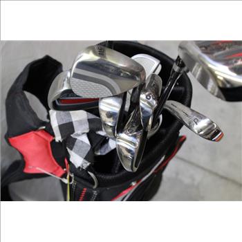 Tommy Armour Golf Bag With Clubs, 8 Pieces