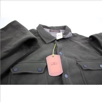 Tommy Bahama Twill CPO Jacket, Dark Brown, XXL