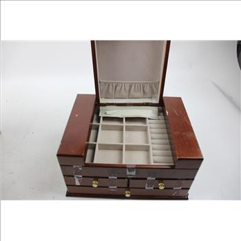 Tommy Bahamas Rolling Travel Bag And Jewelry Box