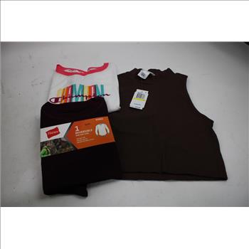 Tommy Hilfiger Leggings, Hanes Thermal Shirt, Champions Cropped Tee, And More, 6 Pieces