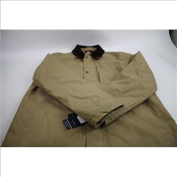 Tommy Hilfiger Men's Barn Jacket With Corduroy Collar, Large