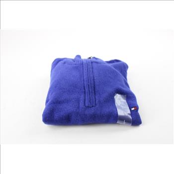 Tommy Hilfiger Quarter Zip Sweater, Size Large, Blue