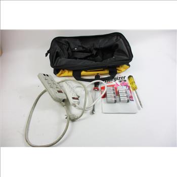 Tool Bag, Screwdriver, Drill Bits And More 6+ Pieces