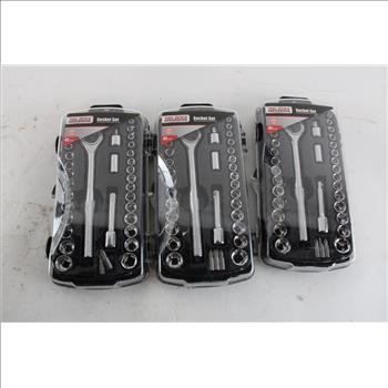 Tool Bench Hardware Socket Set 3 Pieces