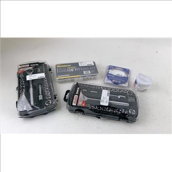 Tool Bench Socket Set And More 5 Pieces