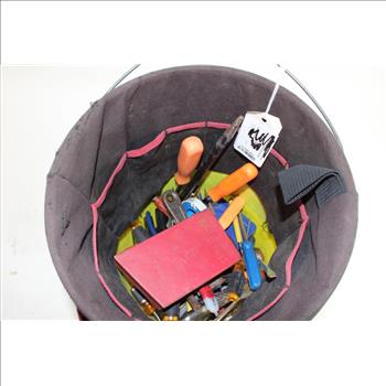 Tool Bucket With Assorted Tools, 15+ Pieces