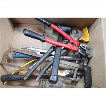 Tool Lot, Dewalt Measure Tape, Hammers, Husky Groove Pliers & More 10 Pieces