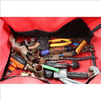 Tool Lot - Klein Tools Cable Stripper/Cutter, Milwaukee Locking Pliers, And More