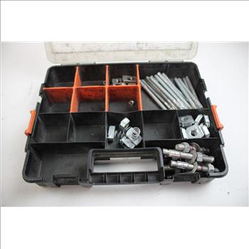 Tool Organizers With Screws/Hardware Pieces, And Husky Tool Bag