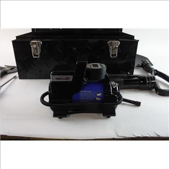 Toolbox With Air Compressor & More Tools, 5+ Pieces