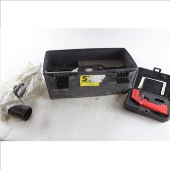 Toolbox With Assorted Electrical Testing Equipment, 4+ Pieces