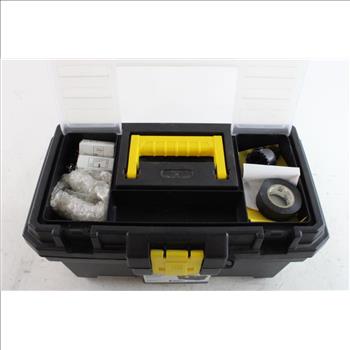 Toolbox With Levels, Wrenches, And More, 15+ Pieces