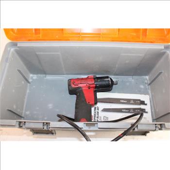 Toolbox With Reciprocating Saw, Snap-on Impact Driver & More