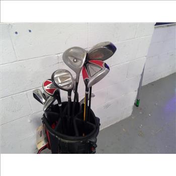 Top Flite Bag With Clubs,  10+Pieces