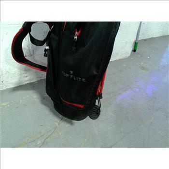 Top Flite Bag With Clubs,  10+Pieces