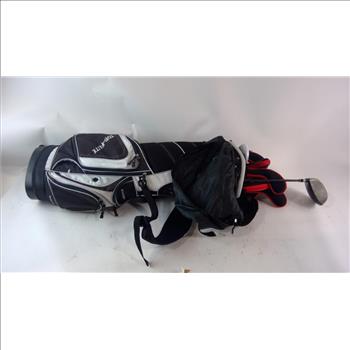 Top Flite Bag With Clubs, 11 Pieces