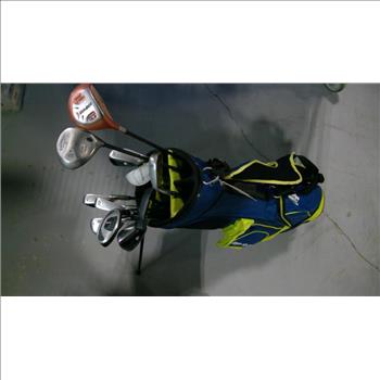 Top Flite Bag With Clubs, 11 Pieces