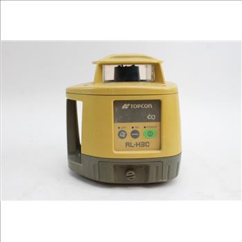 Topcon RL-H3C Rotary Laser Level Wtih A Leica Rod-Eye 140 Classic Receiver; 2 Pieces