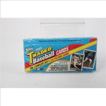 Topps 1992 Traded Baseball Cards The Complete Set