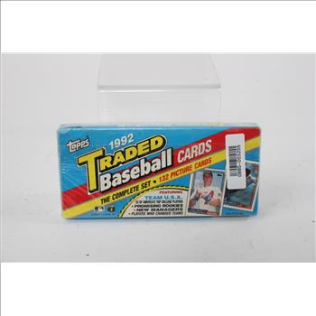 Topps 1992 Traded Baseball Cards The Complete Set
