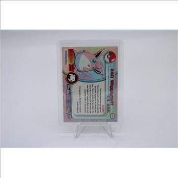 Topps 1998 Pokemon #40 Wigglytuff Holo TV Animation Edition Topps
