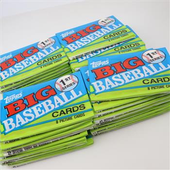 Topps 1st Series Big Baseball Unopened Packs, 35+ Packs