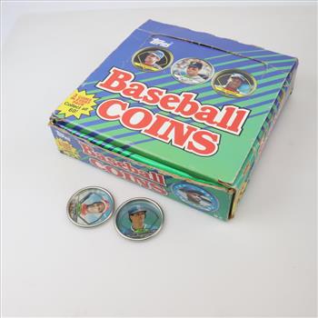 Topps Baseball Coin Pack Box Set, 27+ Packs