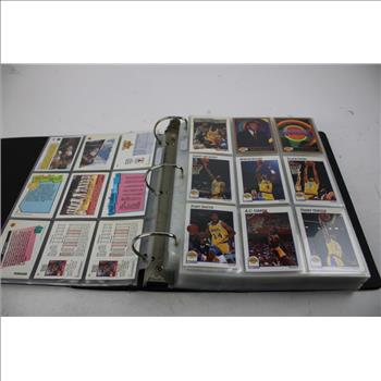 Topps, NBA Properties Basketball Trading Cards, 100+ Pieces In Card Binder