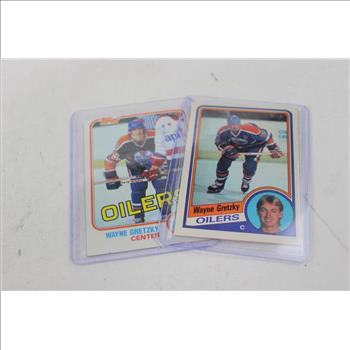 Topps, NHLPA, Wayne Gretzky Trading Cards, 2 Pieces