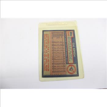 Topps Orioles Cal Ripken Baseball Card