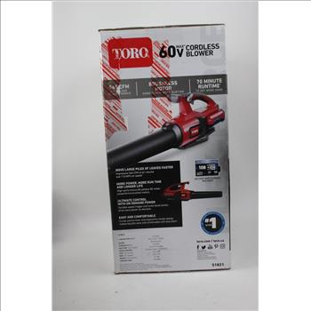 Toro, Blower Cordless 60V