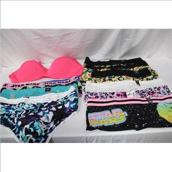 Torrid Underwear Lot Plus Size 0-2, And 44C Bra, 10 Pieces