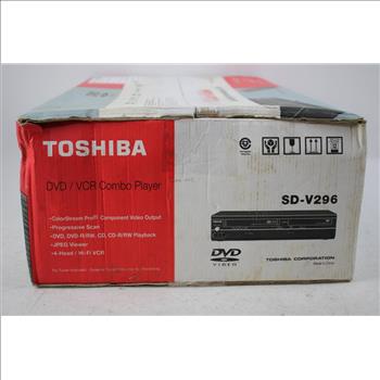 Toshiba DVD/VCR Combo Player, SD-V296