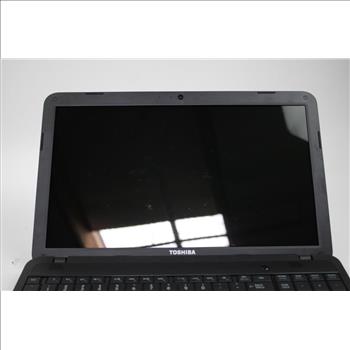 Toshiba Satellite Laptop, Black