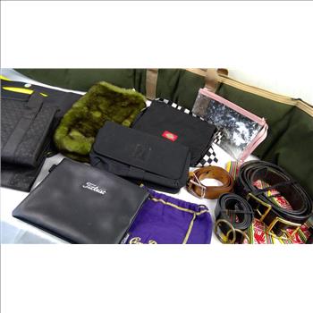 Tote Bag, Rifle Bag, Laptop Bag, Zipper Pouches, Belts, And More, 15 Pieces