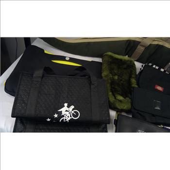 Tote Bag, Rifle Bag, Laptop Bag, Zipper Pouches, Belts, And More, 15 Pieces