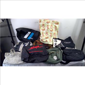 Tote Bags, Backpacks, And More Bags, 10 Pieces
