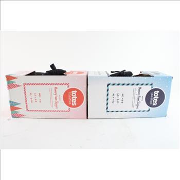 Totes Toasties Memory Foam Slippers, 2 Pieces