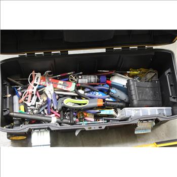 Toughbuilt F180 Compact Boltcutter, Warrior High Speed Drill Bits, And More In Dewalt Rolling Toolbox, 20+ Pieces