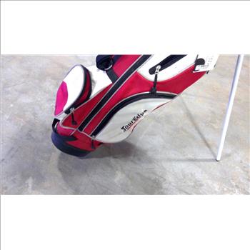 Tour  Edge Bag With Clubs, 9 Pieces